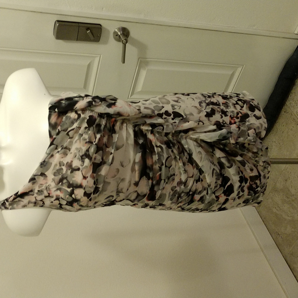 NWOT Kensie silk lined cocktail dress with one shoulder